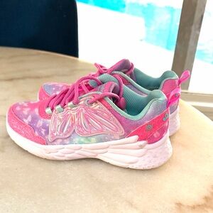 Skechers Kids' Pink and Teal Sneakers
